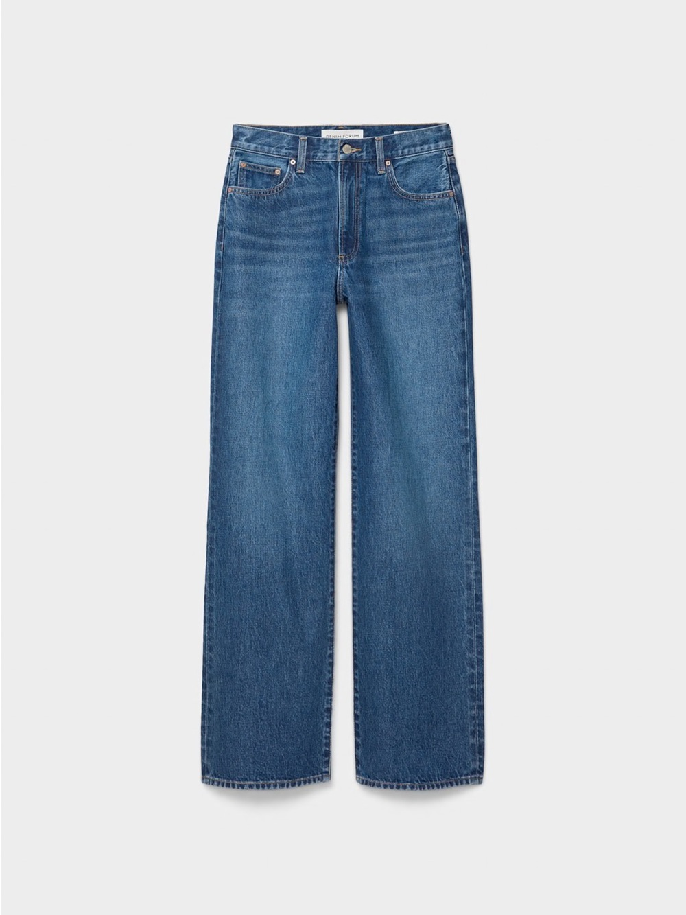 Aritizia Denim Forum The Farrah Hi-Rise Wide Jean - Vintage Medium dark wash
